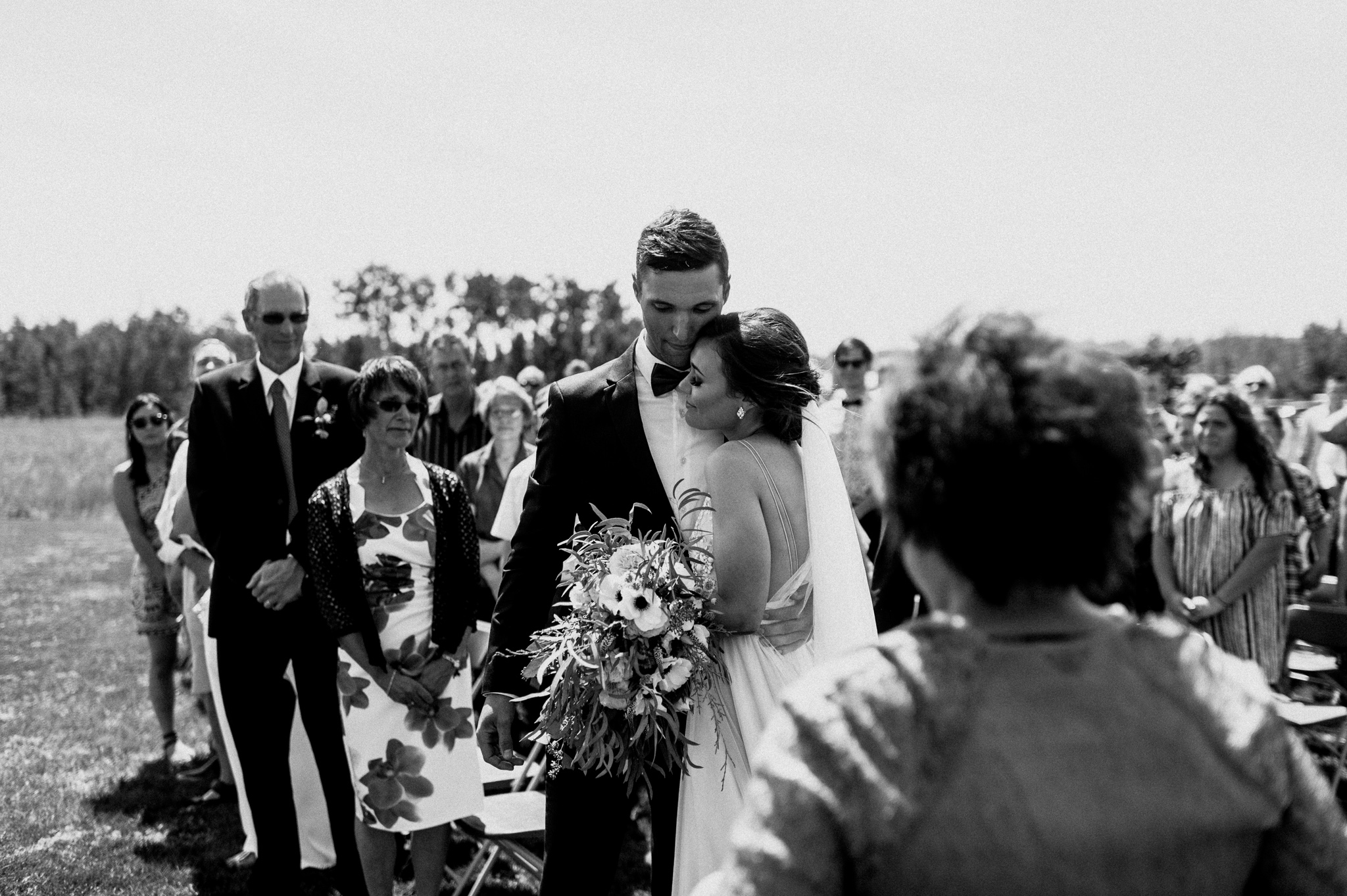 Alberta backyard wedding Jennifer Moher Photography